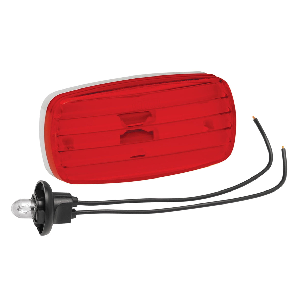 Bargman Clearance Light #58 Red with White Base #34-58-001