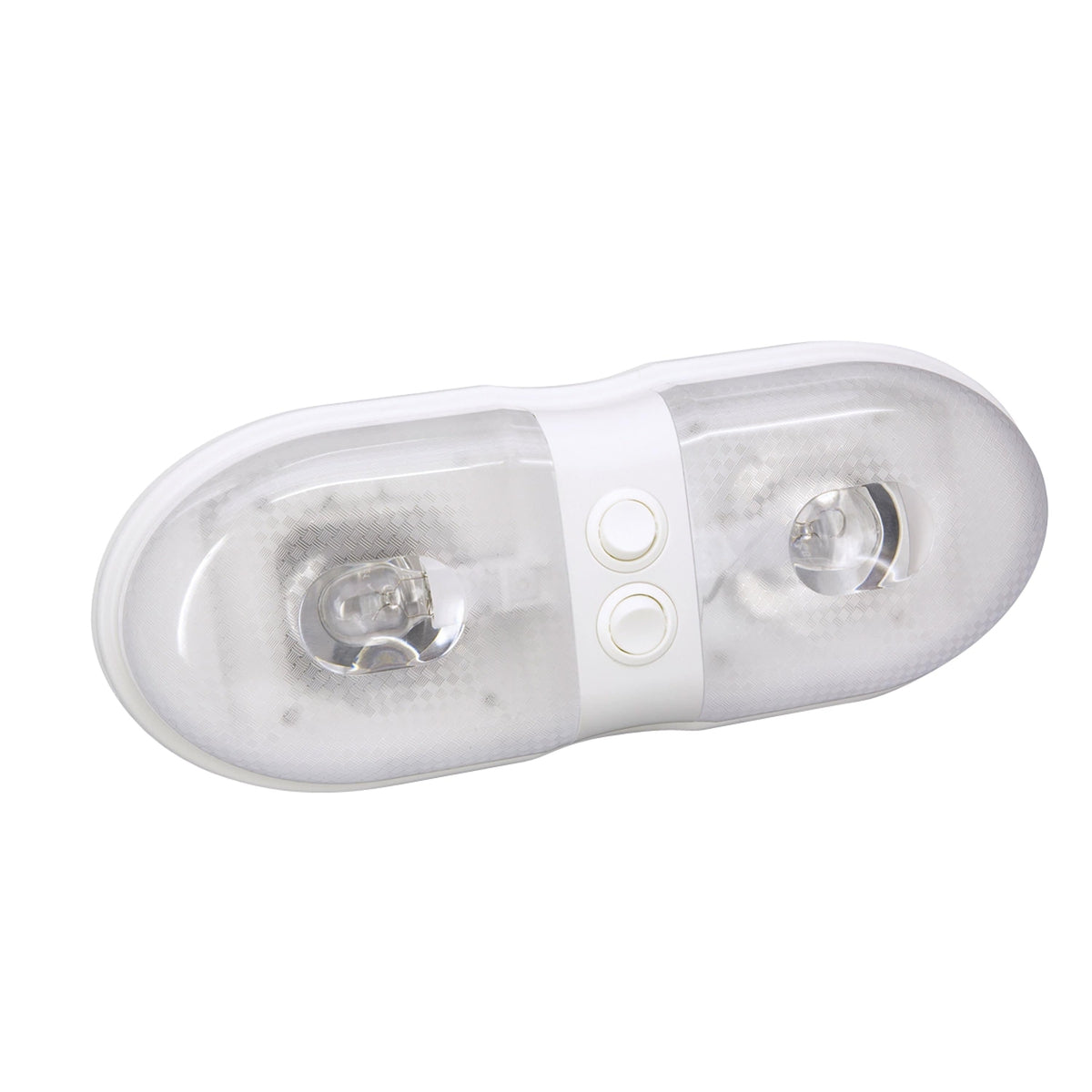 Bargman Interior Light #76 Double with Lens Dual Switch #34-76-243