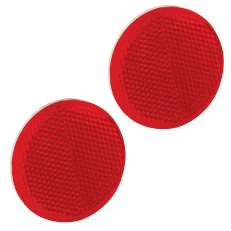 Bargman Qualifies for Free Shipping Bargman Reflector 2-3/16" Round Adhesive Mount #71-55-010