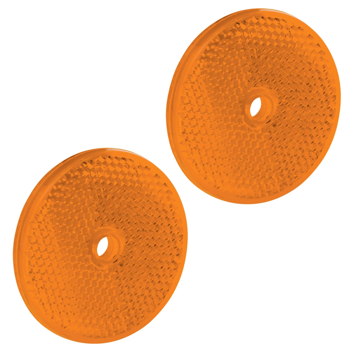 Bargman Reflector 2-3/16" Round Center Mount Amber #74-71-175