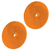 Bargman Reflector 2-3/16" Round Center Mount Amber #74-71-175