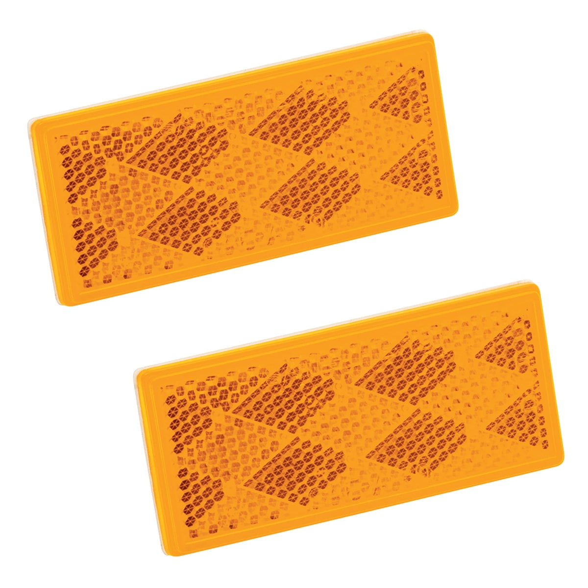 Bargman Reflector Rectangular Amber 3-1/4" x 1 #74-71-181