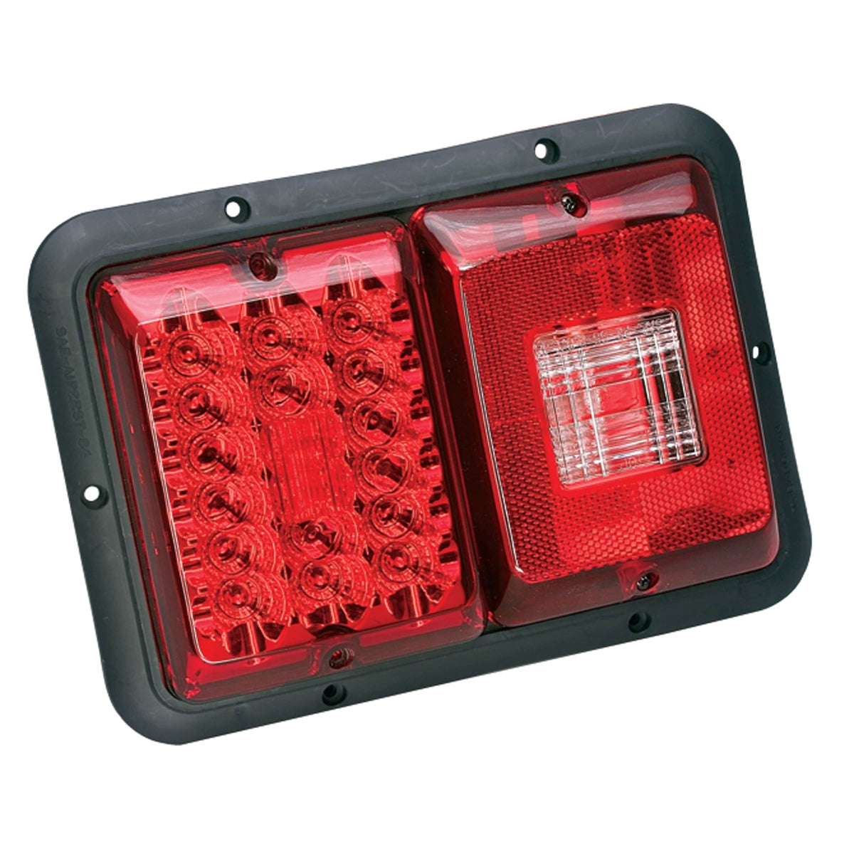 Bargman Taillight Horizontal Mount with Red LED #48-84-008