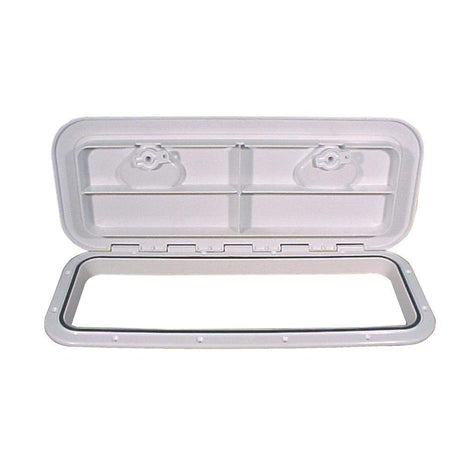 Beckson Marine Qualifies for Free Shipping Beckson 10" x 24" Flush Hatch White Vertical or Horizontal #HT1024-W