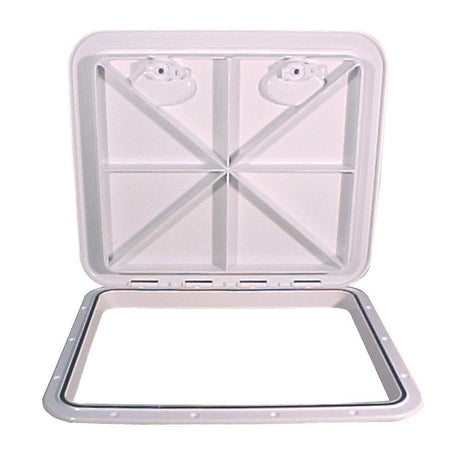 Beckson Marine Qualifies for Free Shipping Beckson 18" x 21" Flush Hatch White Vertical or Horizontal #HT1821-W
