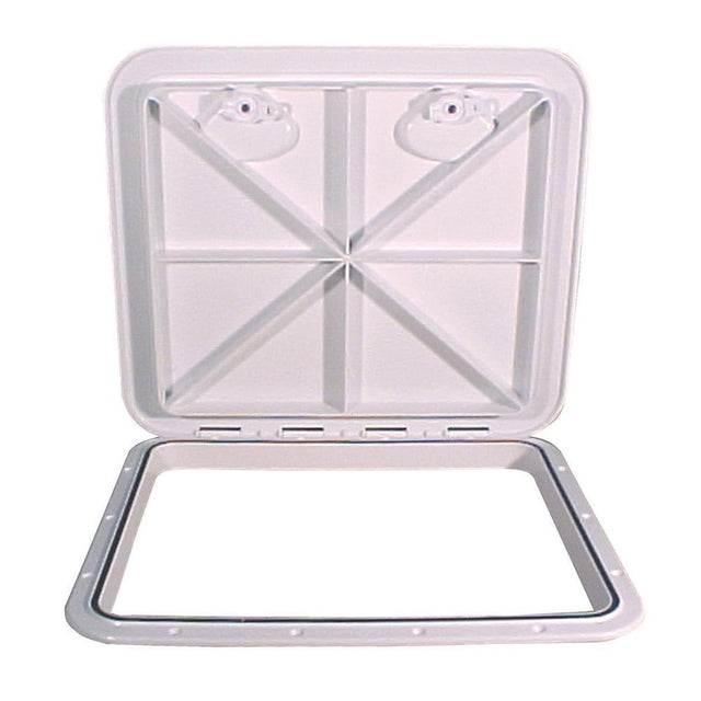 Beckson Marine Qualifies for Free Shipping Beckson 18" x 21" Flush Hatch White Vertical or Horizontal #HT1821-W