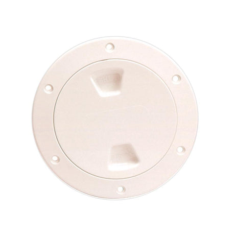 Beckson Marine Qualifies for Free Shipping Beckson 4" Smooth Center Screw Out Deck Plate Beige 4.5" Cut #DP40-N