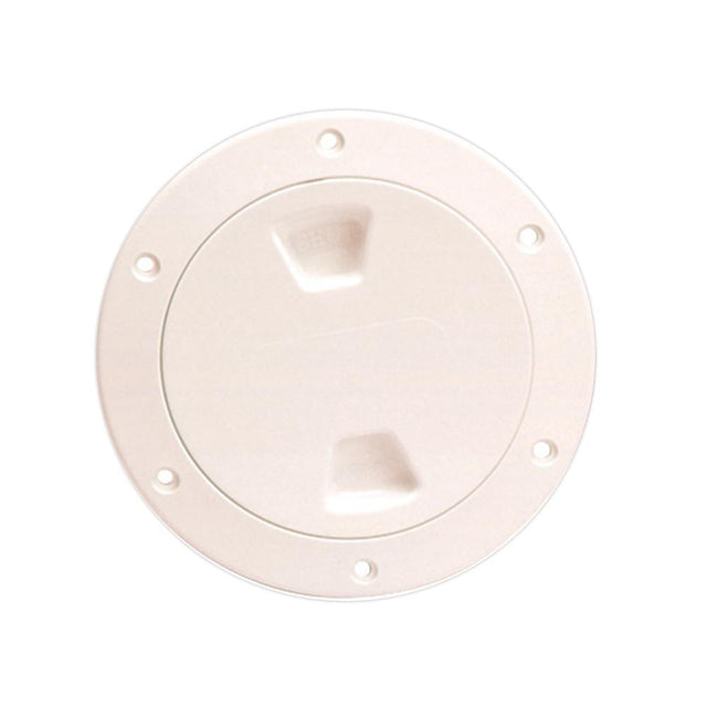 Beckson Marine Qualifies for Free Shipping Beckson 4" Smooth Center Screw Out Deck Plate Beige 4.5" Cut #DP40-N