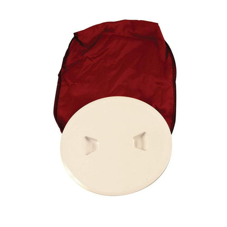 Beckson Marine Qualifies for Free Shipping Beckson 5" Stowaway Deck Plate Beige 12" Bag 5.5" Cutout #DP50BN