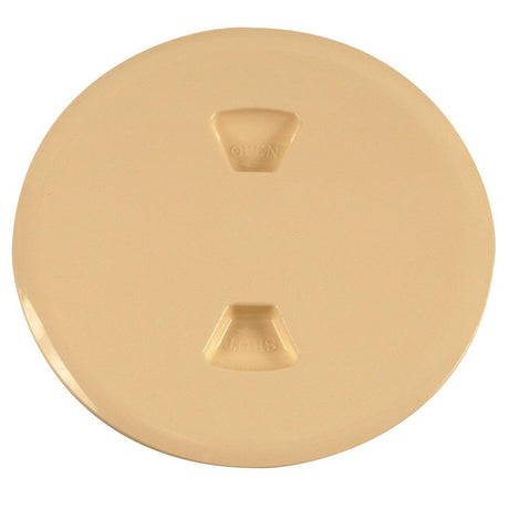 Beckson Marine Qualifies for Free Shipping Beckson 5" Twist Out Deck Plate Beige 5.5" Cutout #DP50-N