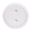 Beckson Marine Qualifies for Free Shipping Beckson 6" Non-Skid Screw Out Deck Plate White 6.5" Cutout #DP62-W