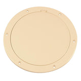 Beckson Marine Qualifies for Free Shipping Beckson 6" Smooth Center Pry Out Deck Plate Beige 6.5" Cut #DP61-N