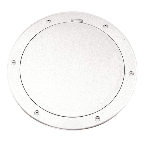 Beckson Marine Qualifies for Free Shipping Beckson 6" Smooth Center Pry Out Deck Plate White 6.5" Cut #DP61-W