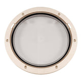 Beckson Marine Qualifies for Free Shipping Beckson 8" Clear Center Pry Out Deck Plate Beige 8.5" Cut #DP81-N-C