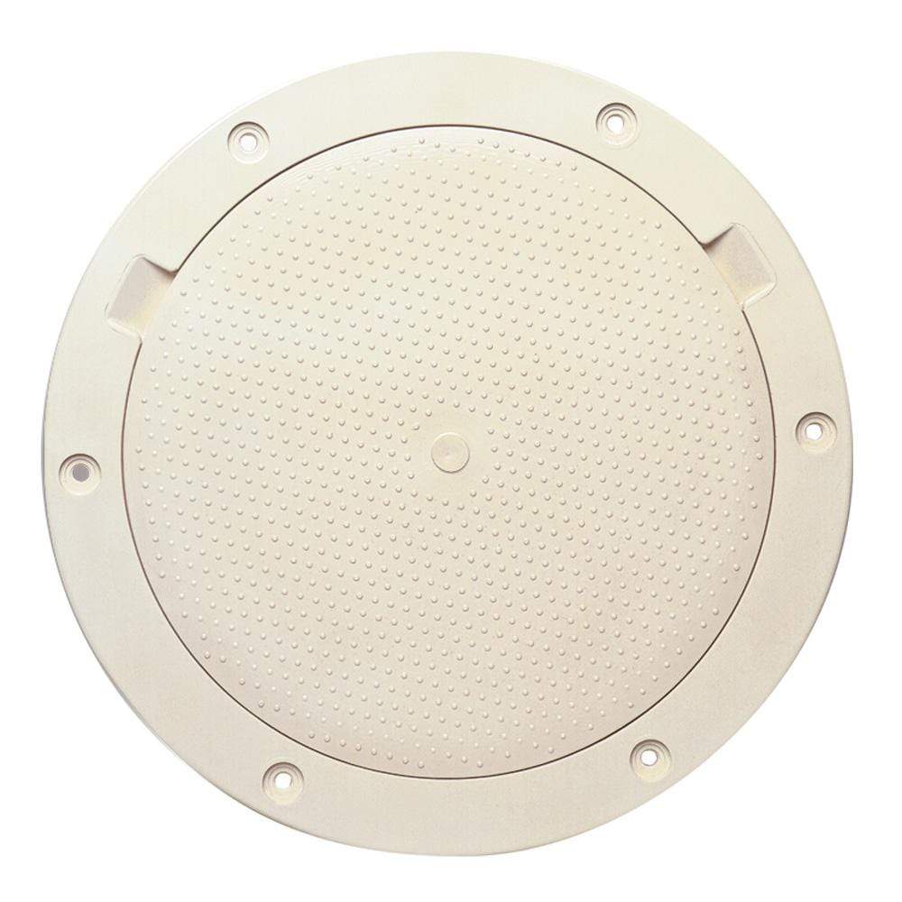 Beckson Marine Qualifies for Free Shipping Beckson 8" Non-Skid Pry Out Deck Plate Beige 8.5" Cutout #DP83-N