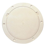Beckson Marine Qualifies for Free Shipping Beckson 8" Non-Skid Pry Out Deck Plate Beige 8.5" Cutout #DP83-N