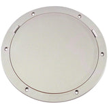 Beckson Marine Qualifies for Free Shipping Beckson 8" Smooth Center Pry Out Deck Plate White 8.5" Cut #DP81-W