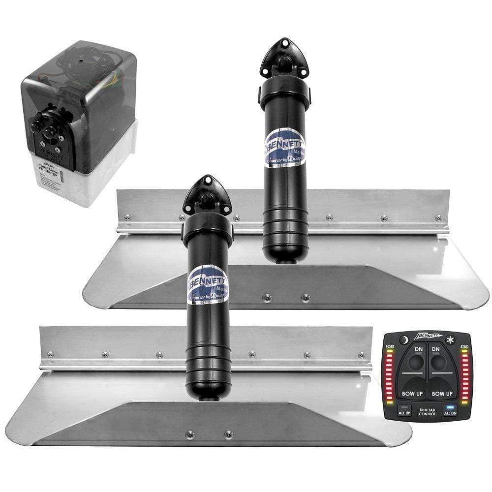 Bennett Trim Tabs Qualifies for Free Shipping Bennett 18X9 Trimtabs with One Box Indication #189OBI