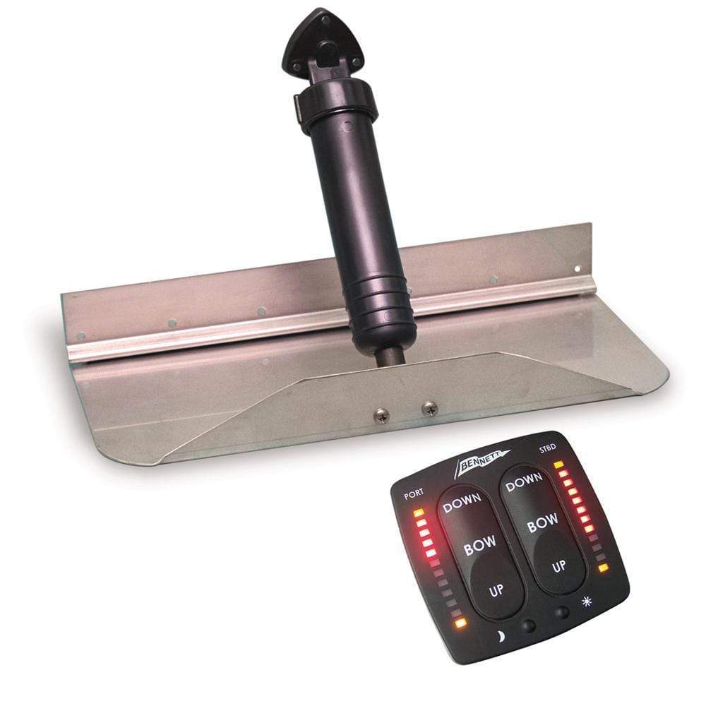 Bennett Trim Tabs Qualifies for Free Shipping Bennett Trim Tab Kit 12" x 12" with EIC Switch #1212EIC