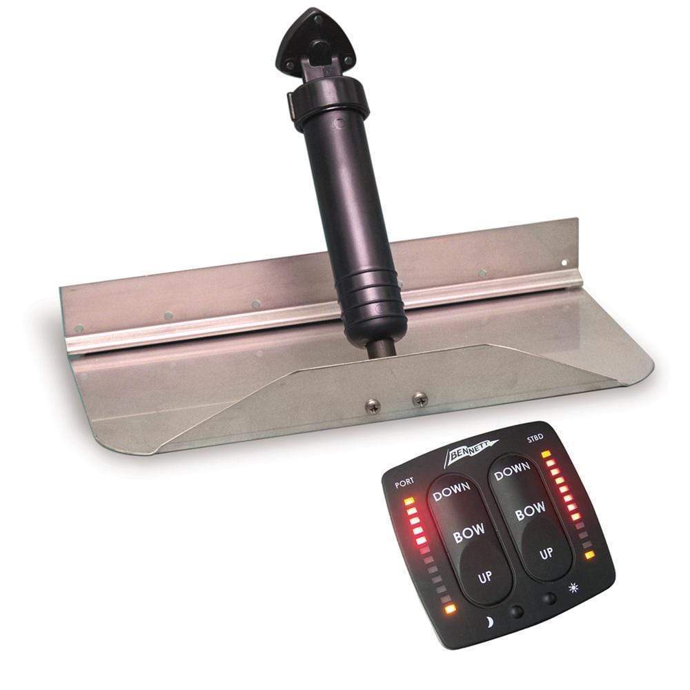 Bennett Trim Tabs Qualifies for Free Shipping Bennett Trim Tab Kit 18" x 9" with EIC Switch #189EIC