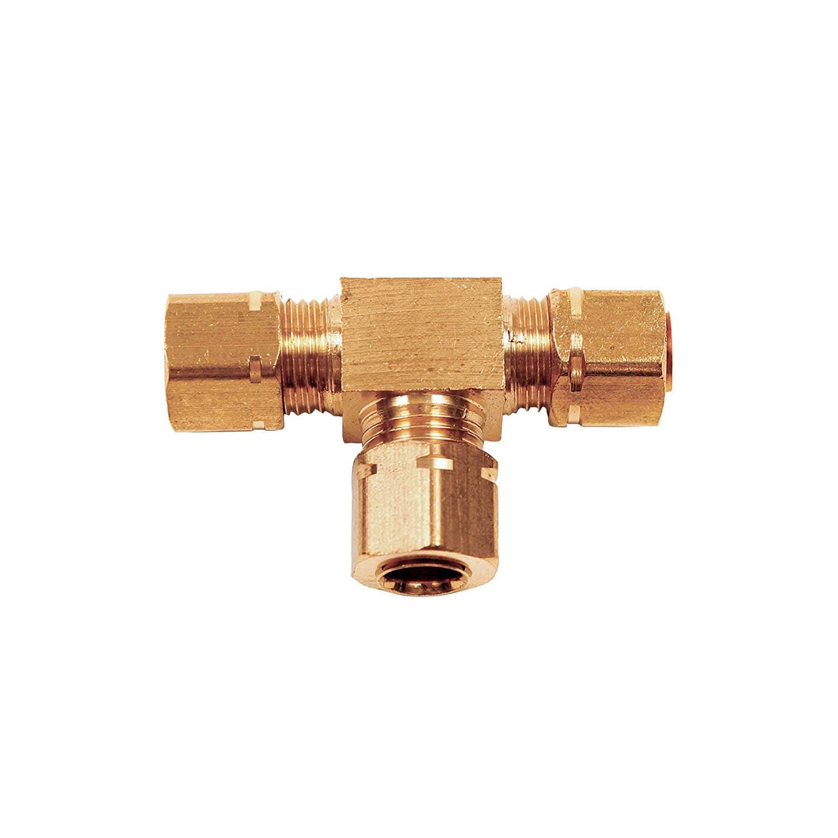 Bennett Trim Tabs Brass Line Tee Fitting #T1126