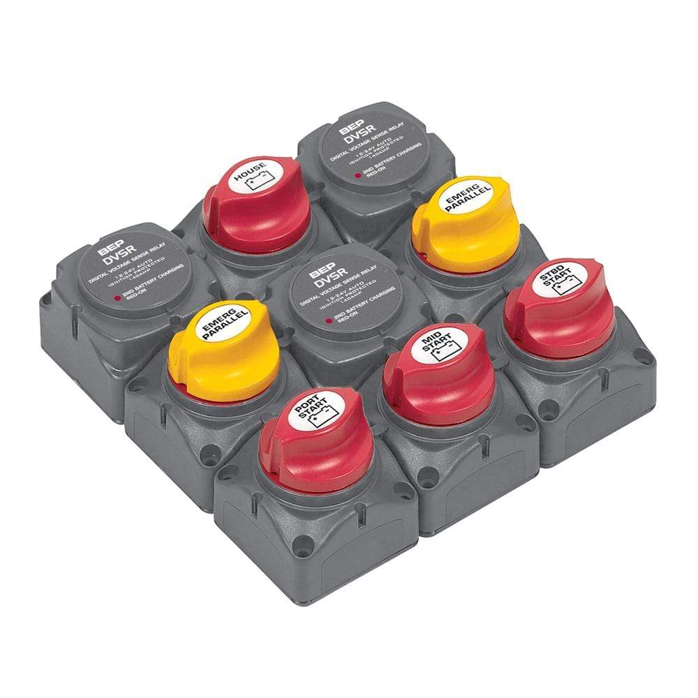 BEP Marine Qualifies for Free Shipping BEP Battery Dist Cluster Triple Engine 4-Battery #719-140A-DVSR