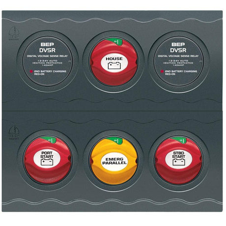 BEP Marine Qualifies for Free Shipping BEP Battery Management Contour Connect Panel 2 Eng with VSR #CC-803N