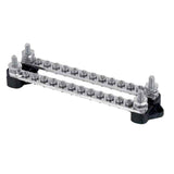BEP Marine Qualifies for Free Shipping BEP Bus Bar 12-Way 100a x 2 Red/Black Cover #BB-12W-2NC/DSP