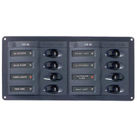 BEP Marine Qualifies for Free Shipping BEP Circuit Break Panel DC 8-Way Horizontal #901H