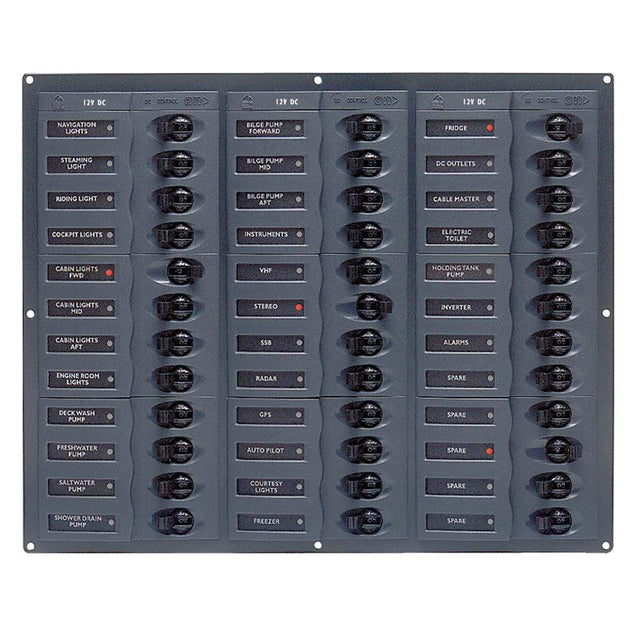 BEP Marine Qualifies for Free Shipping BEP Circuit DC Panel 36-Way #NC36NM