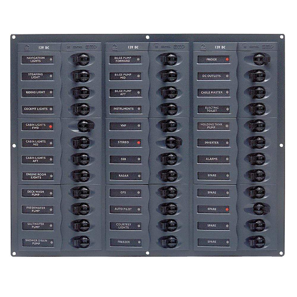 BEP Marine Qualifies for Free Shipping BEP Circuit DC Panel 36-Way #NC36NM