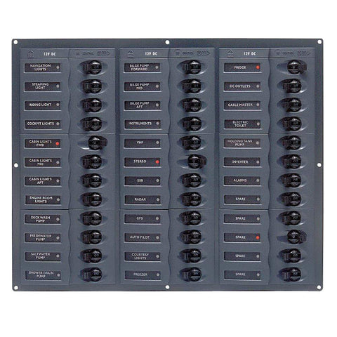 BEP Marine Qualifies for Free Shipping BEP Circuit DC Panel 36-Way #NC36NM