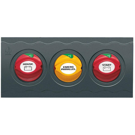 BEP Marine Qualifies for Free Shipping BEP Contour Connect 3-Battery Switch Panel with 3 Disconnects #CC-810