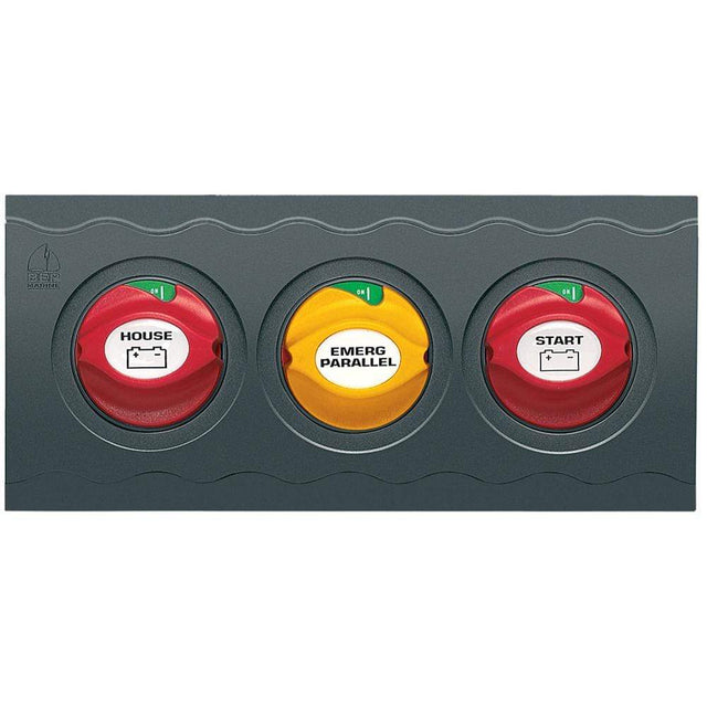 BEP Marine Qualifies for Free Shipping BEP Contour Connect 3-Battery Switch Panel with 3 Disconnects #CC-810