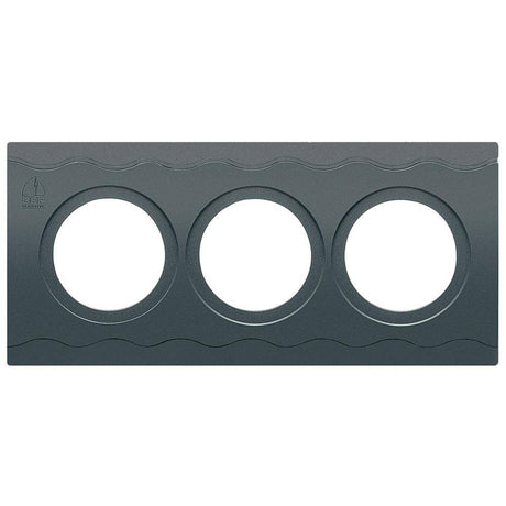 BEP Marine Qualifies for Free Shipping BEP Contour Connect 3-Hole Module Body Charcoal #CC-5