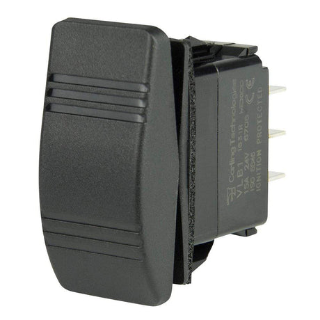 BEP Marine Qualifies for Free Shipping BEP Contura Switch DPDT Black (Mom On)-Off-(Mom On) #1001809