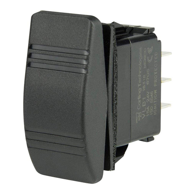BEP Marine Qualifies for Free Shipping BEP Contura Switch DPDT Black (Mom On)-Off-(Mom On) #1001809