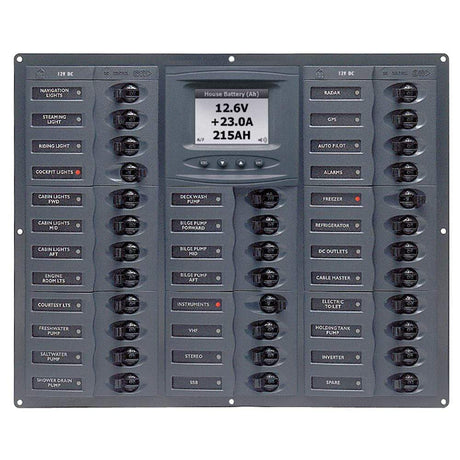 BEP Marine Qualifies for Free Shipping BEP Millennium Series DC Circuit Breaker Panel Digital Meter #M32-DCSM