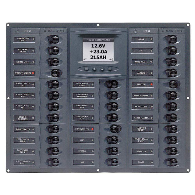 BEP Marine Qualifies for Free Shipping BEP Millennium Series DC Circuit Breaker Panel Digital Meter #M32-DCSM