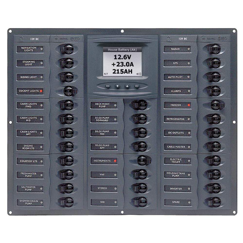 BEP Marine Qualifies for Free Shipping BEP Millennium Series DC Circuit Breaker Panel Digital Meter #M32-DCSM