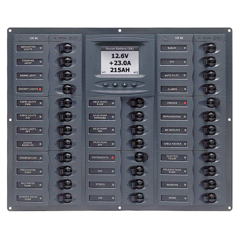 BEP Marine Qualifies for Free Shipping BEP Millennium Series DC Circuit Breaker Panel Digital Meter #M32-DCSM