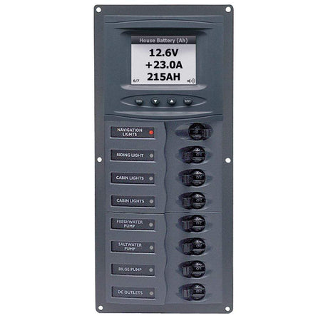 BEP Marine Qualifies for Free Shipping BEP Panel 8SP DC12V DCSM Vertical #901V-DCSM