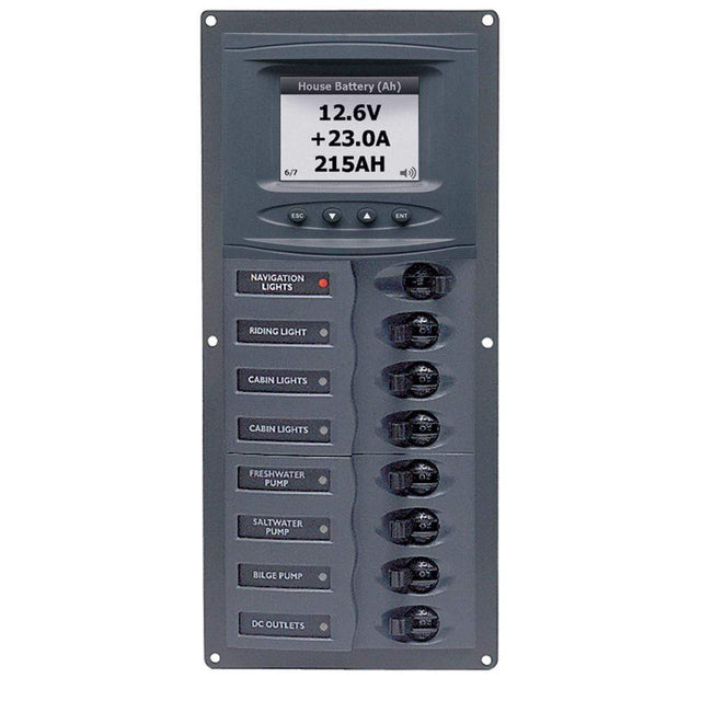 BEP Marine Qualifies for Free Shipping BEP Panel 8SP DC12V DCSM Vertical #901V-DCSM