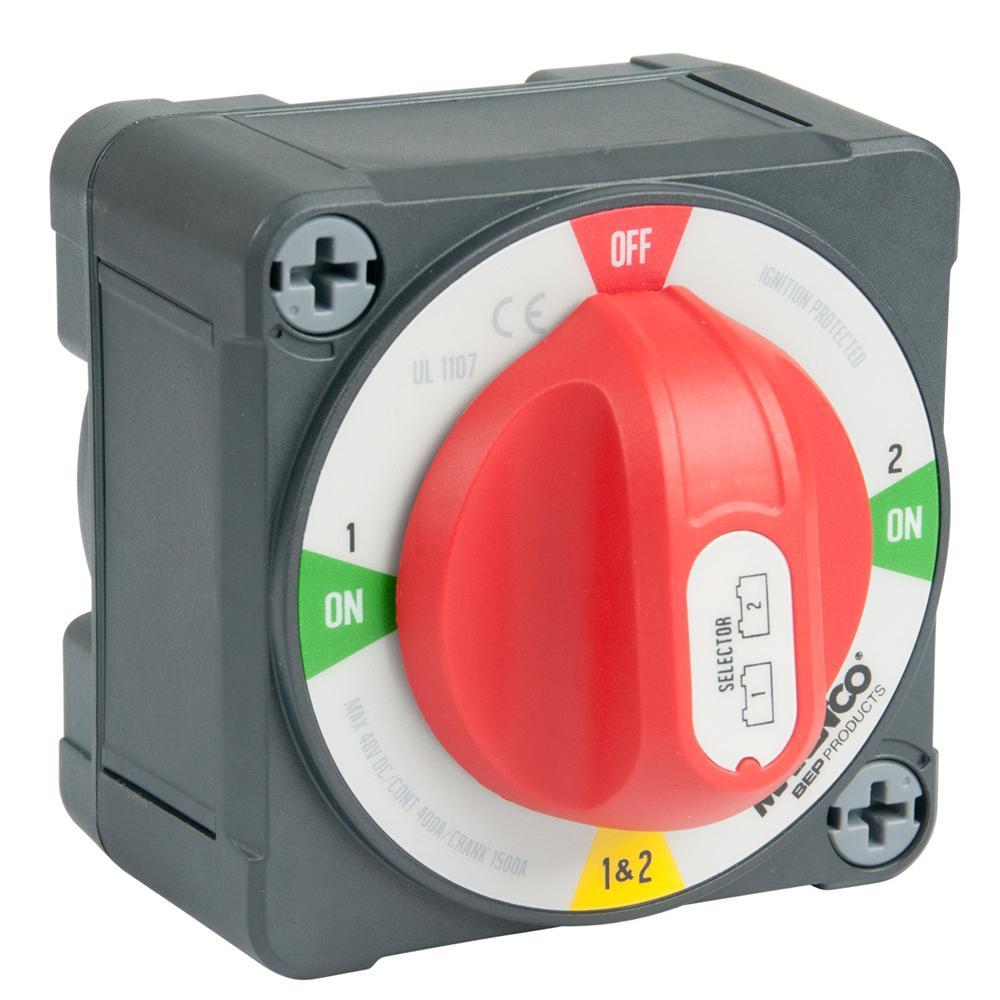 BEP Marine Qualifies for Free Shipping BEP Pro Installer 400a Ez-Mount Battery Selector 1-2-Both-Off #771-S-EZ