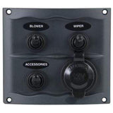BEP Marine Not Qualified for Free Shipping BEP White Waterproof Panel 3-Gang Switch #900-3WPS