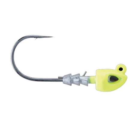 Berkley Qualifies for Free Shipping Berkley Fusion19 Swimbait Jighead Chartreuse 3/0 1/8 oz #1504418