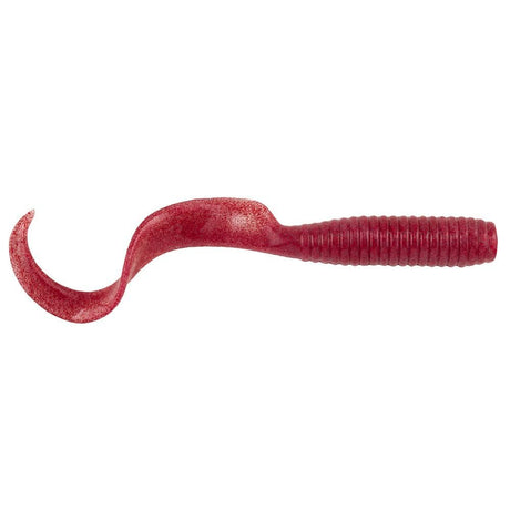 Berkley Qualifies for Free Shipping Berkley Gulp 6" Grub Clear Red Fleck #1509694