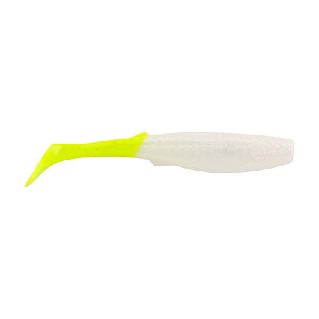 Berkley Qualifies for Free Shipping Berkley Gulp Paddleshad 4" Pear White/Chartreuse #1545531