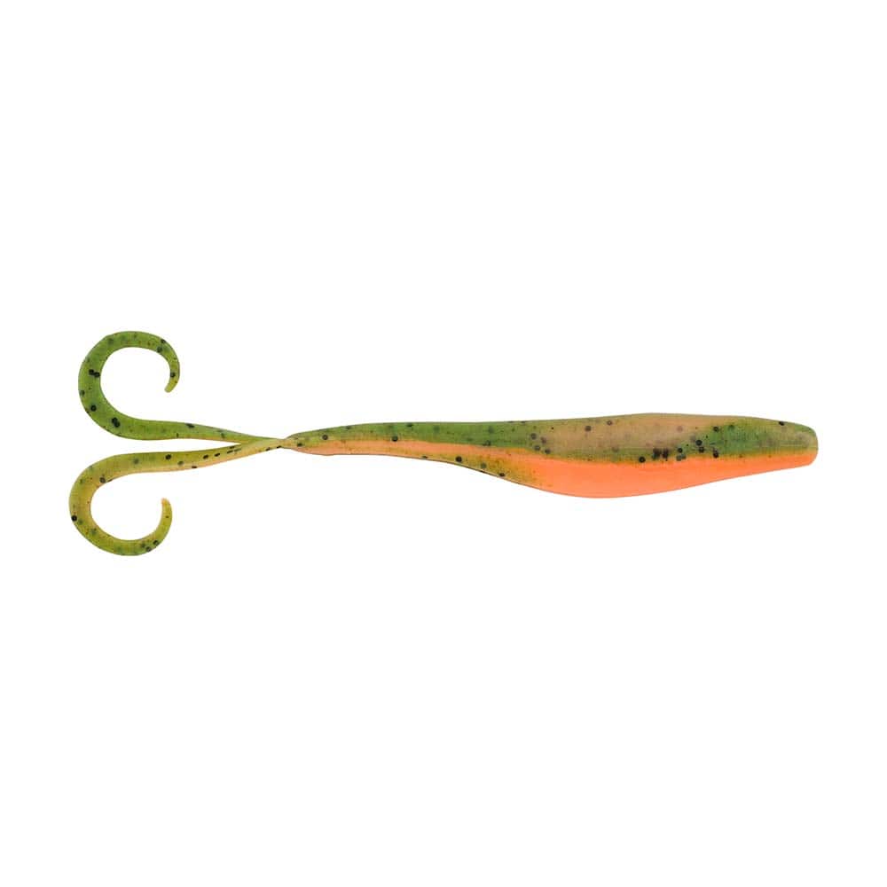 Berkley Qualifies for Free Shipping Berkley Gulp Saltwater Crazy Legs Jerk Shad 5" Lime Tiger #1504715