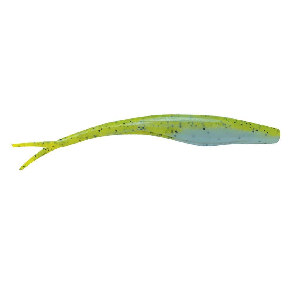 Berkley Qualifies for Free Shipping Berkley Gulp Saltwater Jerk Shad 6" Chartreuse Pepper Neon #1156866